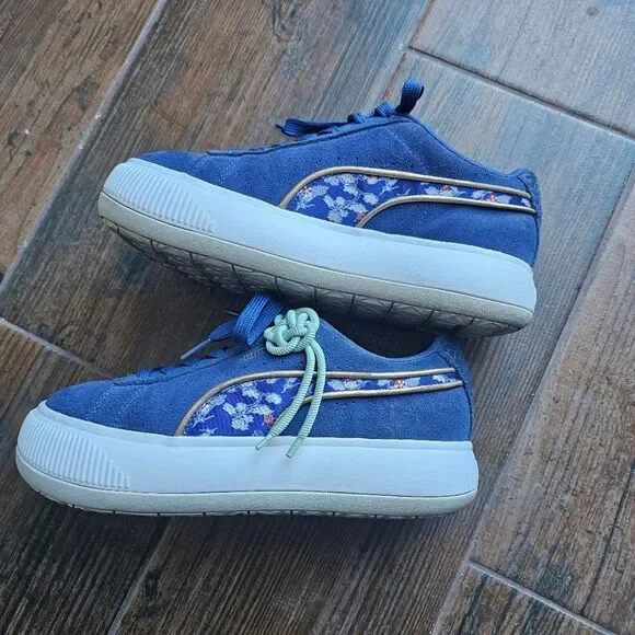 Puma Suede Mayu Kimono Womens Size 6.5 M Sneakers Casual Shoes - Picture 9 of 11